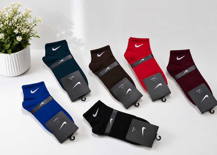 Nike Mid-Calf Socks | Odor-resistant and hygienic cotton socks (Sizes 36–44)