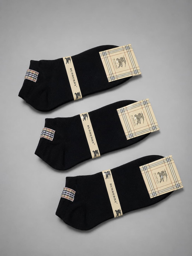جوراب زنانه مچی ساده تکرنگ با لیبل باربری | نخ پنبه نرم و لطیف