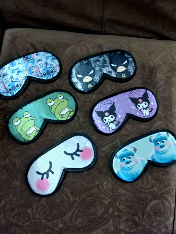 Patterned Satin Novelty Eye Mask | Suitable for Children and Adults