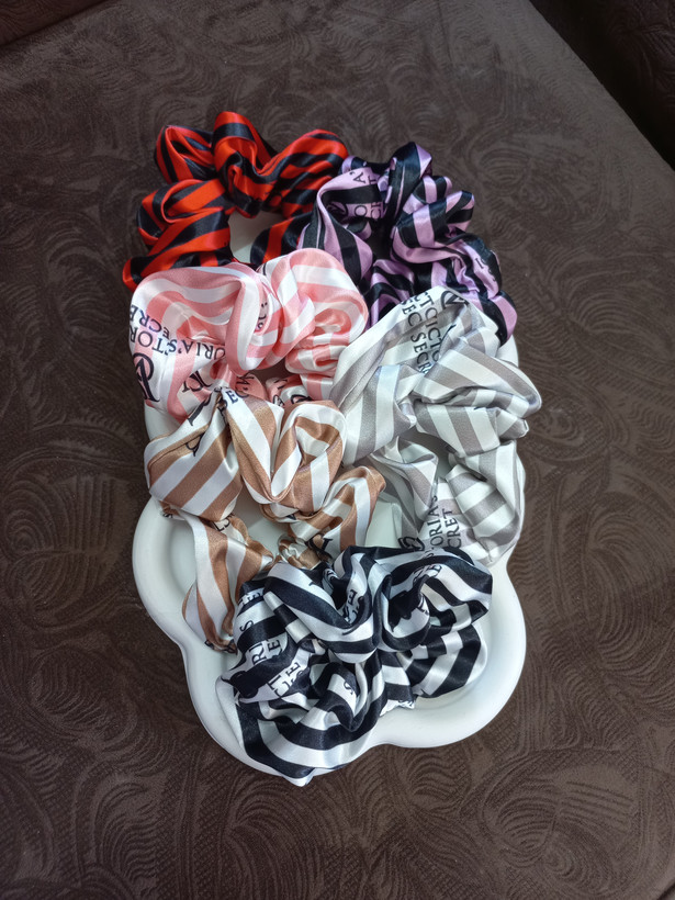 Victoria’s Secret Inspired Satin Scrunchie – LX Satin Hair Tie