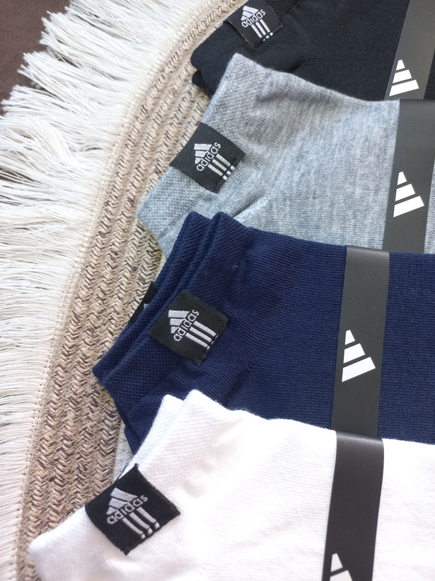 Men's Cotton Ankle Socks with Adidas Label | Comfortable and Suitable for Everyday Wear